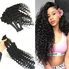 3pcs human hair deep wave bulk malaysian unprocessed hair natural color curly bulk hair for braiding fdshine. 8 30 Brazilian Deep Wave 100 Unprocessed Human Hair Bulk For Braiding No Weft Ebay