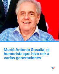 Triste noticia falleció Antonio Gasalla!!