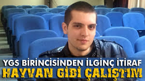 'sabah kalktığımda beni hırslandıran durum, ailemin çabaladığını bilmekti' robert lisesi'ni, tam burslu olarak tamamladığını anlatan mahir gündoğdu, okul dönemimde, çemişgezek'in yemişdere köyünde ailemin yanında koyun güdüp, sağımlarına da yardım ediyordum. Ygs Birincisi Sinava Hayvan Gibi Calistim Youtube