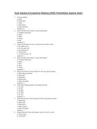 Check spelling or type a new query. Soal Tes Kompetensi Bidang Agama Islam Pdf Jawabanku Id