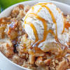Slow cooker boozy peach cobbler sugar dish me easy peach crisp with oats plant based cooking 1