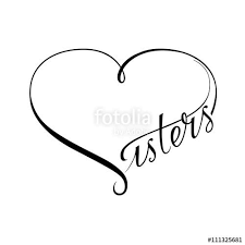 Sisters Love Symbol Stock Image And Sister Symbols Love Symbols Sister Love