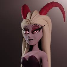 WIP 3D model of Lilith. Any and all critique is appreciated. : rHazbinHotel