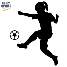 pin on soccer single color vinyl decals