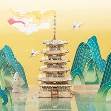 Free building jigsaw puzzles to play online. Buy Robotime 3d Puzzles Wooden Model Kits To Build Adults Diy Five Storied Pagoda Mechancial Building Construction Creative Jigsaw Craft Kits Best Gift For Teens Online In Japan B08sq8y1fg
