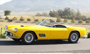 The 1959 250 tr was the first ferrari sports car to use disc brakes (manufactured by dunlop). 10 Costliest Cars At Pebble Beach 1959 Ferrari 250 Gt California Spider 9 Cnnmoney