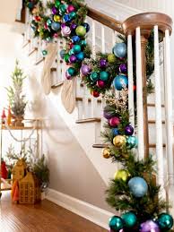 Christmas is a wonderful holiday which everybody loves. Colorful Christmas Staircase Decorating Ideas Hgtv
