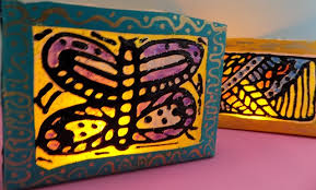 Check spelling or type a new query. One Savvy Mom Nyc Area Mom Blog Up Cycled Stained Glass Lantern Kids Craft