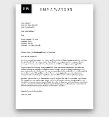 Wow your future employer with this simple cover letter example format. Free Cover Letter Templates To Download