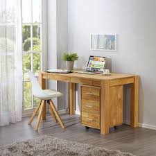 64 cm hoch, 40 x 45 cm. Rollcontainer Aus Massives Eichenholz Und 3 Schubladen Danisches Bettenlager Royal Oak Haus Deko Rollcontainer