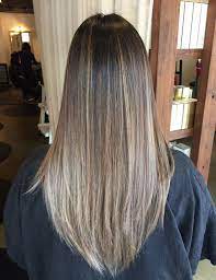Balayage Straight Hair Straight Hairstyles Balayage Straight