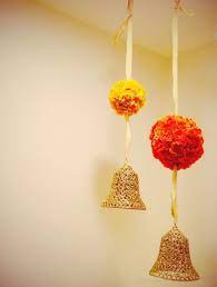 Hanging Indian Lamps Festivities And Flowers Go Hand In Hand Decorate Your Home With Floral Hangings Lamps On This Diwali Craft Diwali Decorations Diwali Diy
