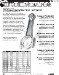 Rod Main Bearings Main Bearings Rod Bearings Standard