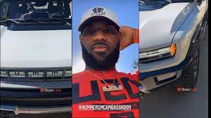 Lebron James Seems To Dig The 2021 Hummer Ev Top Speed In 2021 New Hummer Hummer Lebron James