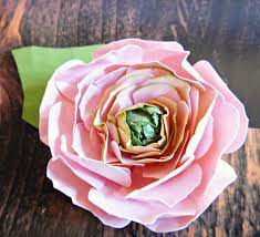 Ranunculus Paper Flower Templates Paper Flower Template Flower Template Paper Flowers