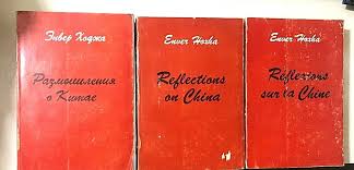 old 3 albanian books-Enver Hoxha ...