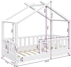 Vicco Kinderbett Hausbett Design 70x140cm Weiss Zaun Kinder Bett Holz Haus Schlafen Hausbett Spielbett Inkl In 2020 Toddler Bed Girl Diy Toddler Bed Toddler House Bed