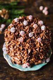 Christmas Chocolate Cake With Cranberries Sweet Recipes Desserts Chocolate Cake Savory Holiday Recipes