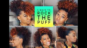 Wash according to the oiliness in your hair. Easy Cute Puff Styles Big With Bangs Frohawk More Natural Hair Youtube