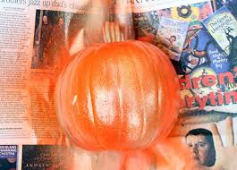 Diy Spray Paint Pumpkins Cutefetti