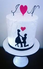 The sprinkles baked into this treat can serve as accents on their own. Engagement Cake Ideas Google Search Engagement Cake Design Engagement Cakes Cake Designs Birthday