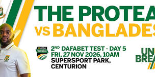 South Africa vs Bangladesh - Day 5