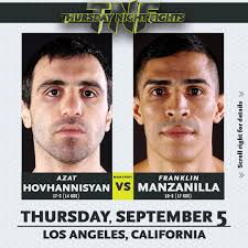 Live Combat Sport Schedule: 9/4