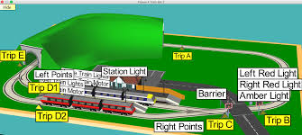 Train Set Model Train Set Lit Motors Train Station