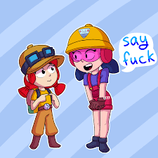 It remains only to colorize. Jessie And Jacky Brawl Stars By Lazuli177 On Deviantart