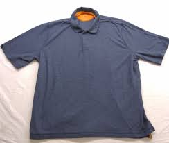 New Orvis Mens Trout Bum Rusted Blue Drirelease Snap Polo T