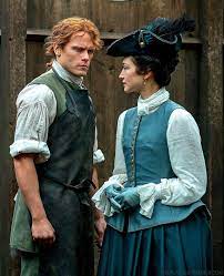 Outlassed Outlander Season 3 Jamie Fraser Sam Heughan Claire Fraser Caitriona Balfe Geneva Dunsany Hannah Outlander Costumes Outlander Outlander Tv