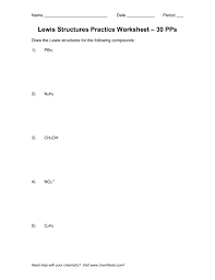 They include diagramming worksheets, sentence building, parallel construction, and. Lewis Structures Practice Worksheet