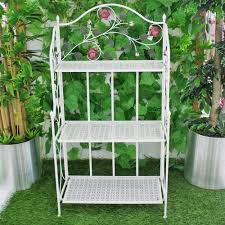 Ferforje Dekoratif 3 Katli Katlanir Gul Kabartmali Raf 115x60 Cm 450 00 Tl Ve Ucretsiz Kargo Ile N11 Com Da Diger Bahce Aksesuarla Raf Ev Duzenleme Dekorasyon