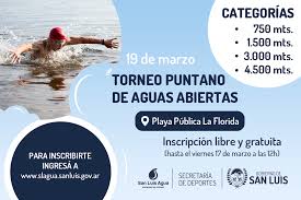 ANSL » Torneo Puntano de Aguas Abiertas: mañana cierran las inscripciones