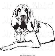 Basset Hound Clipart Black And White Pin On When I Get My Cutter