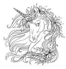 Kids and toddlers, boys and girls love them considerably. Unicorn Coloring Vector Images Over 15 000