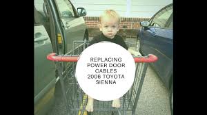 06 2006 toyota sienna power sliding door cable right dorman. Toyota Sienna Power Sliding Door Cable Replacement Youtube
