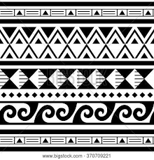 Tattoos often include a unique blend of tribal designs with culturally significant images of spirit animals, tropical flowers, or hawaiian tiki gods. Polynesian Maori Vector Photo Free Trial Bigstock