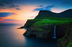 Paysage danemark photo / photographie du jour #412 : Fonds D Ecran Cote Photographie De Paysage Danemark Mer Faroe Islands Nature Telecharger Photo