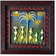 Handicrafts Paper Mache Handmade Trible Art for Wall Decor