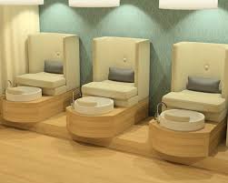 stella built in pedicure chair & foot spa