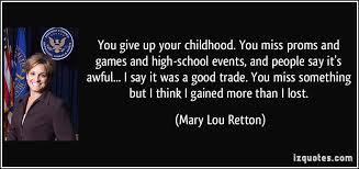 At the 1984 summer olympics in los angeles, she won a gold medal in. Mary Lou Retton Quotes Quotesgram