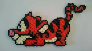 Perler Beads Tigger Winnie The Pooh Disney Perler Bead Disney Perler Beads Designs Melty Bead Patterns