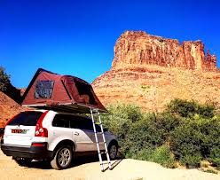 Tente De Toit Ikamper Sur Volvo Xc90 Volvo Xc90 Volvo Xc Land Rover Defender Camping