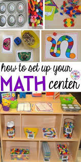 How To Set Up The Math Center In An Early Childhood Classroom Pocket Of Preschool Preschool Math Centers Preschool Classroom Math Centers