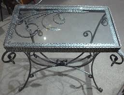 La table en fer forgé est un excellent choix pour aménager une déco provençale, orientale ou méditerranéenne. Table D Appoint En Fer Forge Catalogue Les Antiquites Bolduc