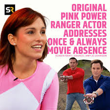 Mighty Morphin Power Rangers: Once & Always' Pink Ranger absence has been  further explained by original star Amy Jo Johnson. 💗 Johnson, who  previously stated that "I never said no…I just didn't