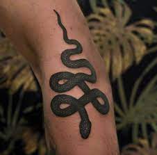 Black Mamba Snake Tattoo On The Forearm Snake Tattoo Design Black Mamba Snake Black Snake Tattoo