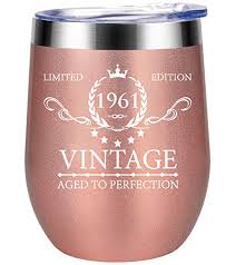 Goetze's original vanilla caramel creams elements angels wine glass 59 + one middle finger mug tumbler 60th birthday sterling silver six circle necklace sterling silver six bar necklace 60 years. Top 10 Best Gifts For 60 Year Old Womans