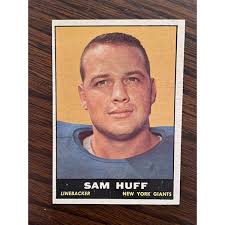 1961 Topps #91 Sam Huff New York Giants Nm Football Card